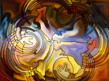 尋找彩色玻璃圖片