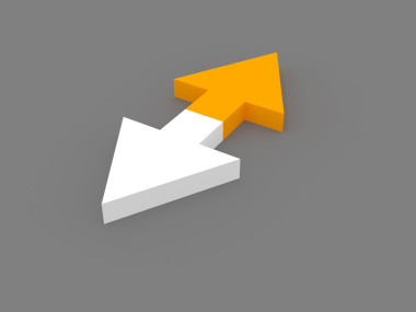 相反的方向。呈現(xiàn)圖像