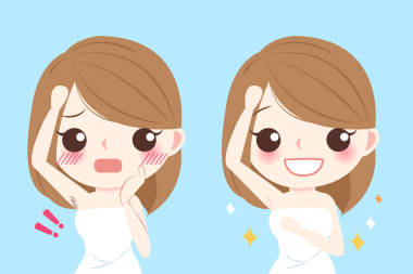 脫毛器的女人照片