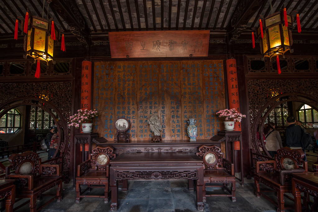苏州古典园林花园建设照片