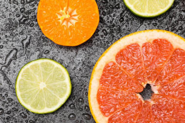 柑橘類(lèi)水果切片圖片