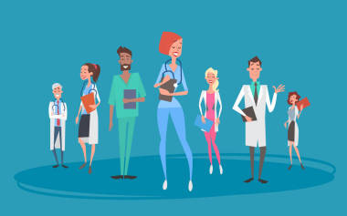 集團內(nèi)側(cè)醫(yī)生團隊診所醫(yī)院圖片