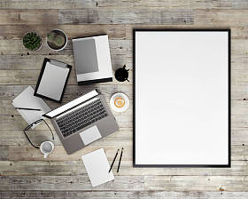 模拟出时髦室内背景,3d 渲染的海报帧