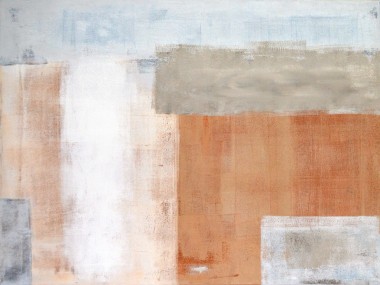 褐色和灰色抽象艺术绘画图片