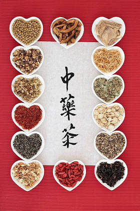 中国草药茶照片