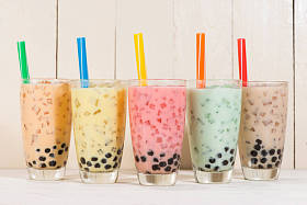 自制各种牛奶珍珠奶茶图片