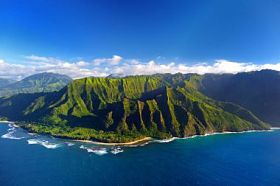 壮观的 Na Pali 海岸