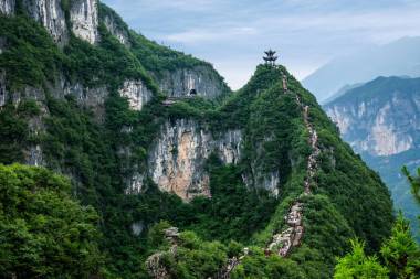 重慶云陽龍灘國家地質(zhì)公園峽谷地