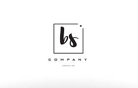 写封信公司标志图标设计的 bs b s 手