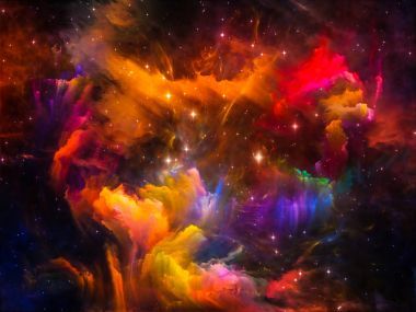 虛擬的星際云圖片