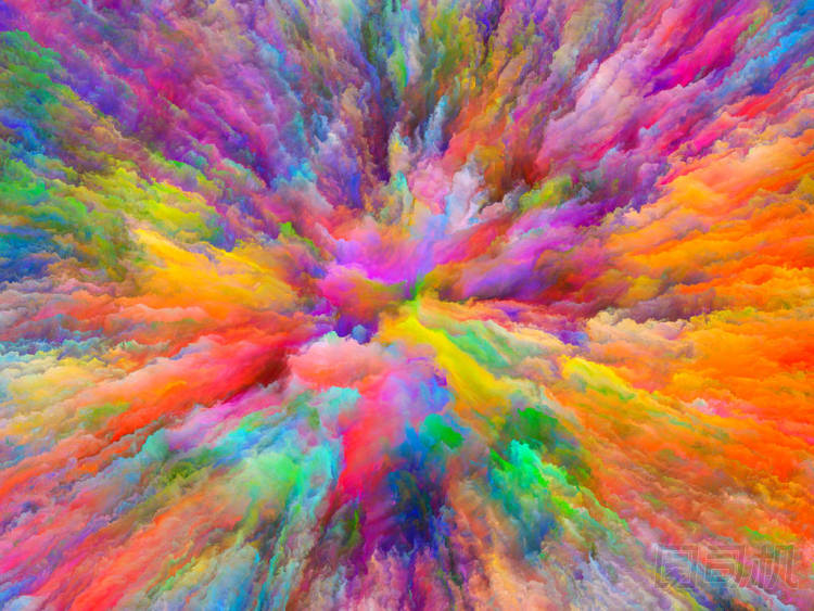 材料的超現(xiàn)實(shí)的油漆圖片