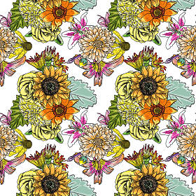 无缝模式与鲜花