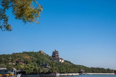 北京夏天宮昆明湖萬壽山圖片