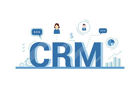 与客户，Crm 概念上工作的数据组织。客户关系管理矢量图