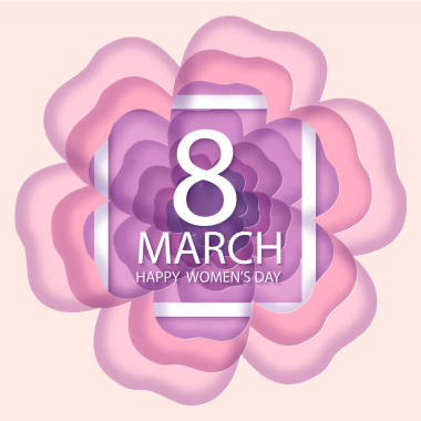 婦女節(jié)快樂。本文花假日背景