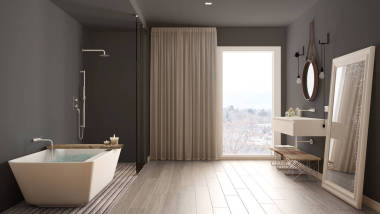 經(jīng)典衛(wèi)浴，現(xiàn)代簡(jiǎn)約的室內(nèi)設(shè)計(jì)