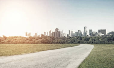 到大城市的道路