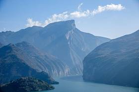 长江三峡奉节三江水域