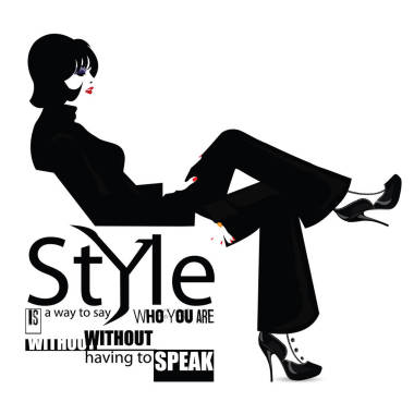 与时尚女人时尚报价.图片