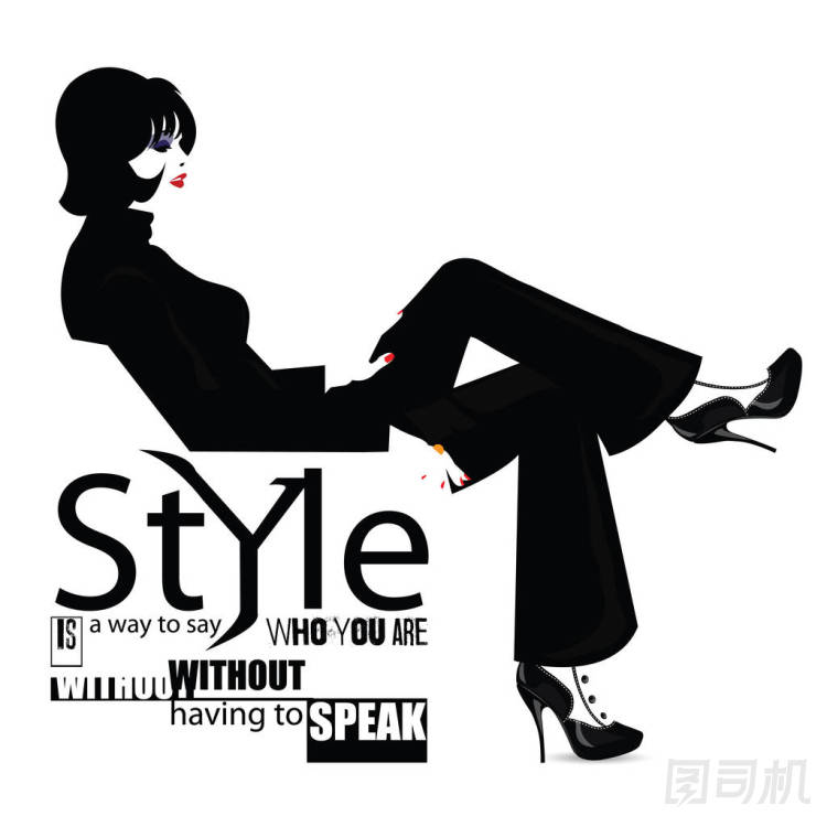 與時尚女人時尚報價.圖片