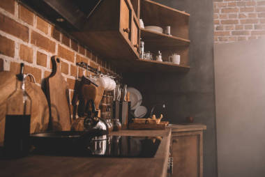 現(xiàn)代廚房內(nèi)部照片