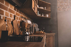 现代厨房内部照片