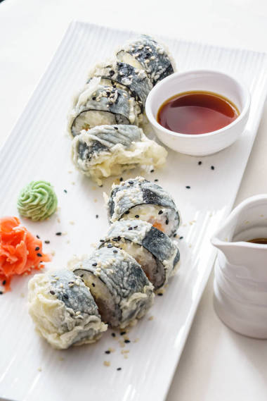 美味的寿司套图片