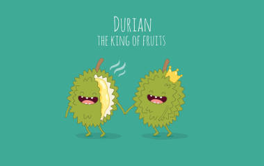 有趣的榴蓮水果