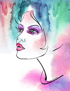 美丽的女人肖像 图片