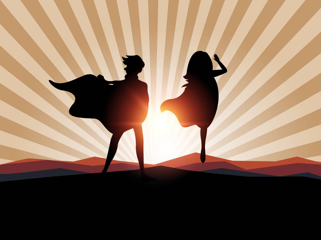 超级英雄商业人 concept.vector 插画 超级英雄商业人 concept.vector 插画