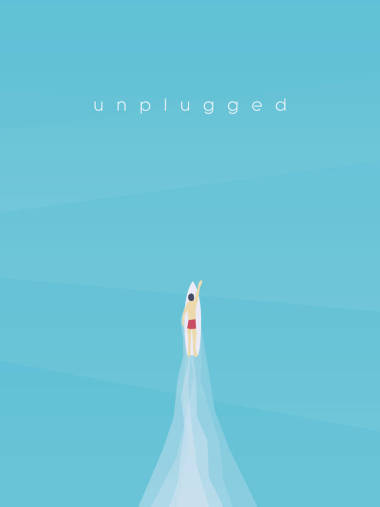 對(duì)波浪的海洋里游泳大板的沖浪者。放松、 娛樂、 度假、 積極健康的戶外生活方式的象