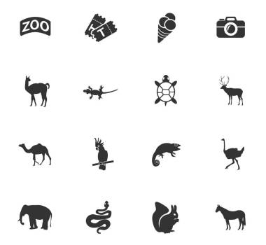 動物園圖標(biāo)集