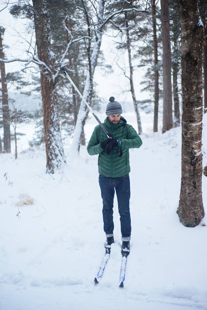滑雪者设置时间图片