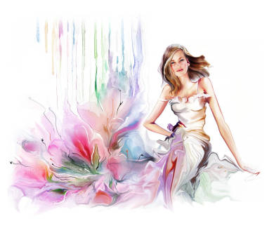 美麗時尚女孩 照片