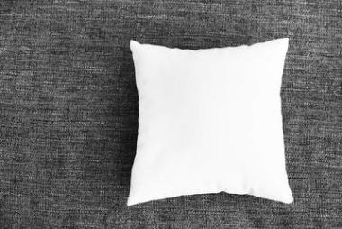 空白的軟枕頭 圖片