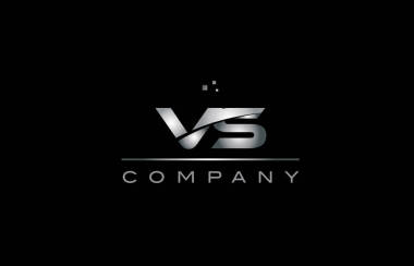 vs v s 银色灰色金属金属字母字母标志图标透射电镜