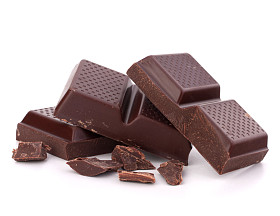 切碎的巧克力棒图片
