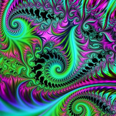 童話森林。多彩多姿的卷發(fā)。神經(jīng)網(wǎng)絡(luò)