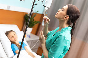 医生与液滴计数器