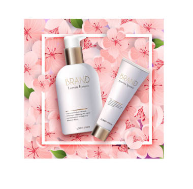 化妆品产品为您的设计的