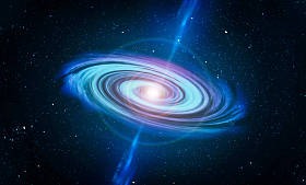 星系和黑洞图片
