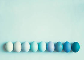 复古粉彩复活节彩蛋