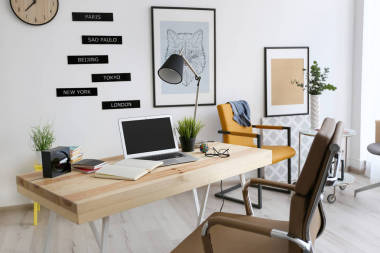 舒适的工作场所在办公室