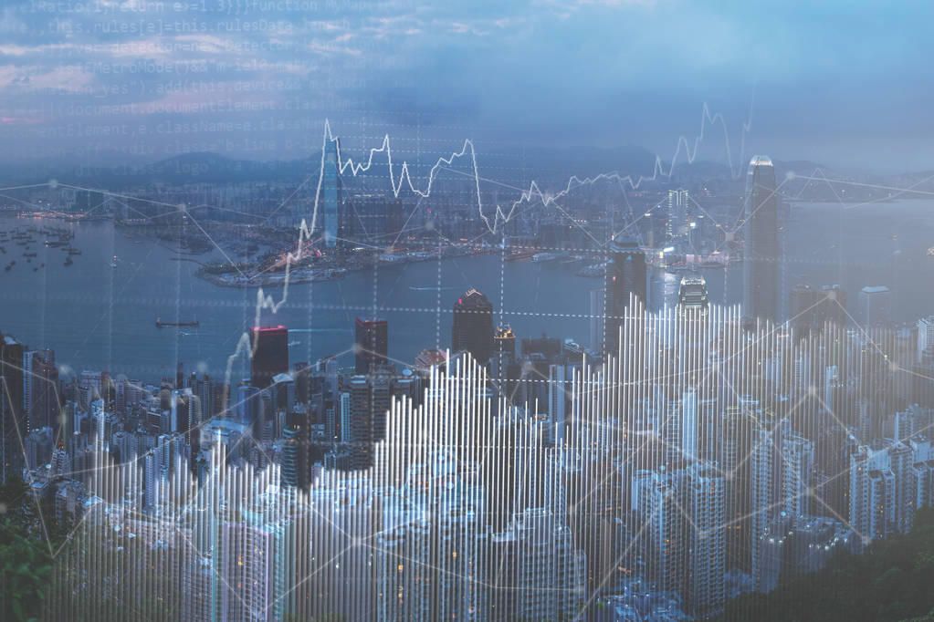 业务图表和金融区图片