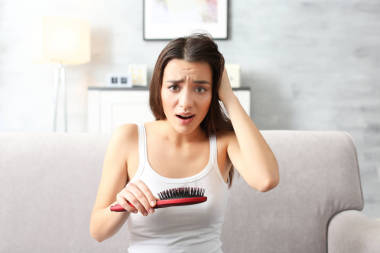 脫發(fā)問題的女人