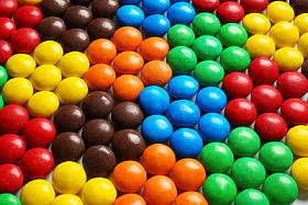 美味的糖果色彩