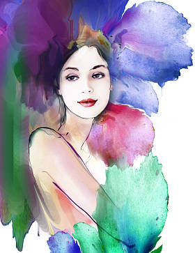 美丽时尚女孩 图片