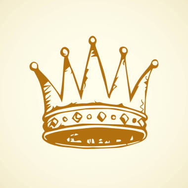皇冠。矢量繪圖
