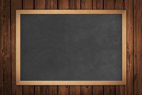在木墙上的黑板图片
