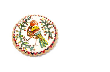 姜餅裝飾鳥照片